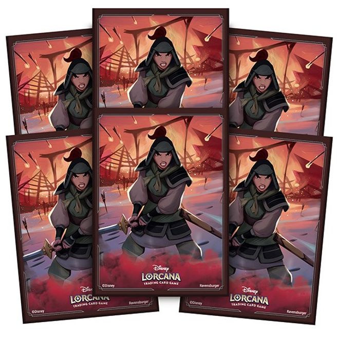 Disney Lorcana TCG Rise of the Floodborn Sleeves - Mulan | Grognard Games