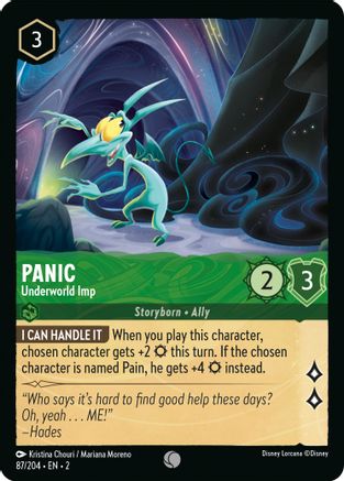 Panic - Underworld Imp (87/204) [Rise of the Floodborn] | Grognard Games