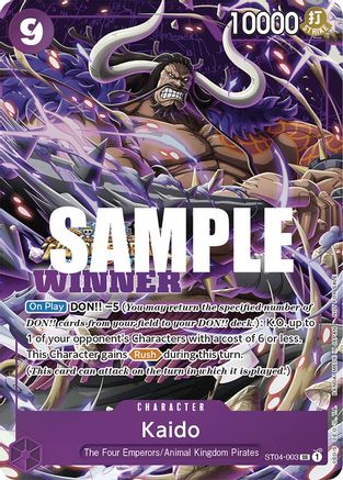 Kaido (Winner Pack Vol. 5) (ST04-003) - One Piece Promotion Cards Foil | Grognard Games