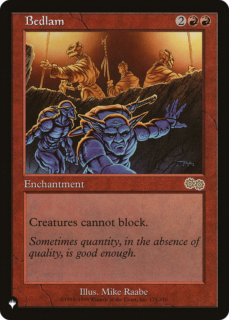 Bedlam [The List] | Grognard Games