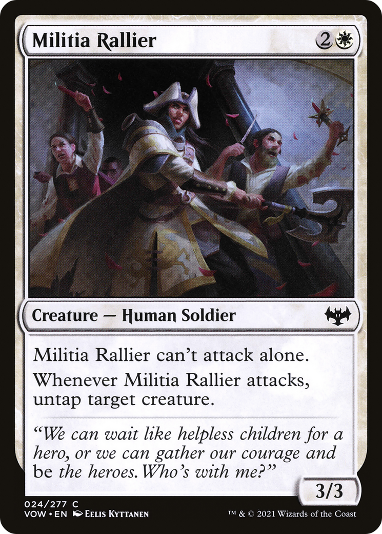 Militia Rallier [Innistrad: Crimson Vow] | Grognard Games