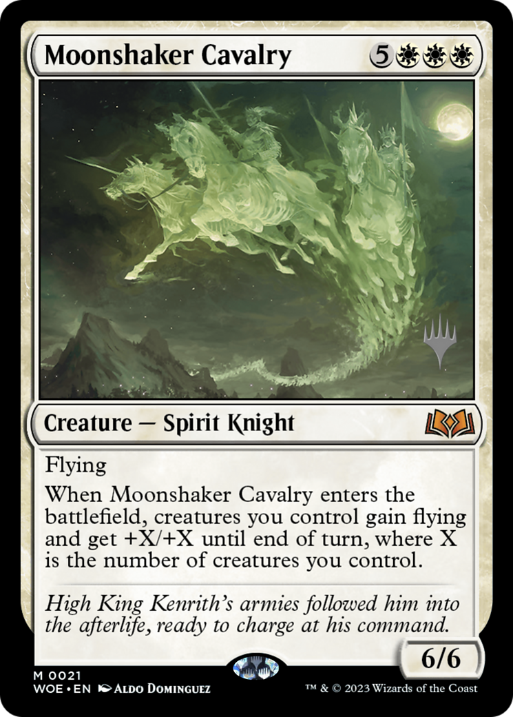 Moonshaker Cavalry (Promo Pack) [Wilds of Eldraine Promos] | Grognard Games
