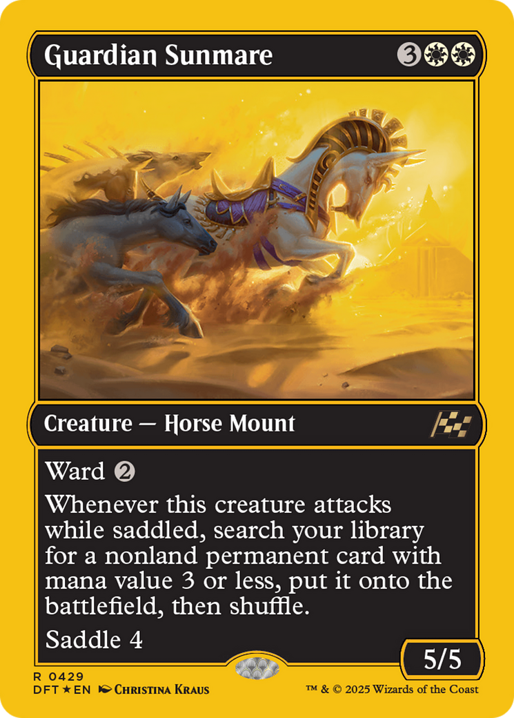 Guardian Sunmare (First-Place Foil) [Aetherdrift] | Grognard Games