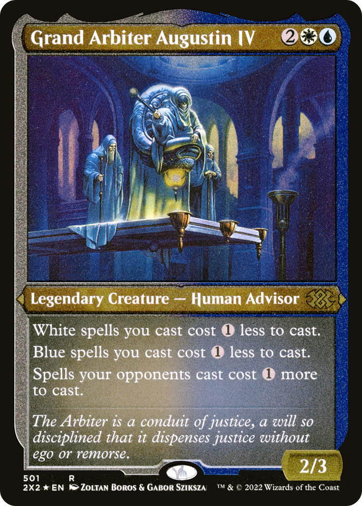 Grand Arbiter Augustin IV (Foil Etched) (2X2-501) - Double Masters 2022 Foil | Grognard Games