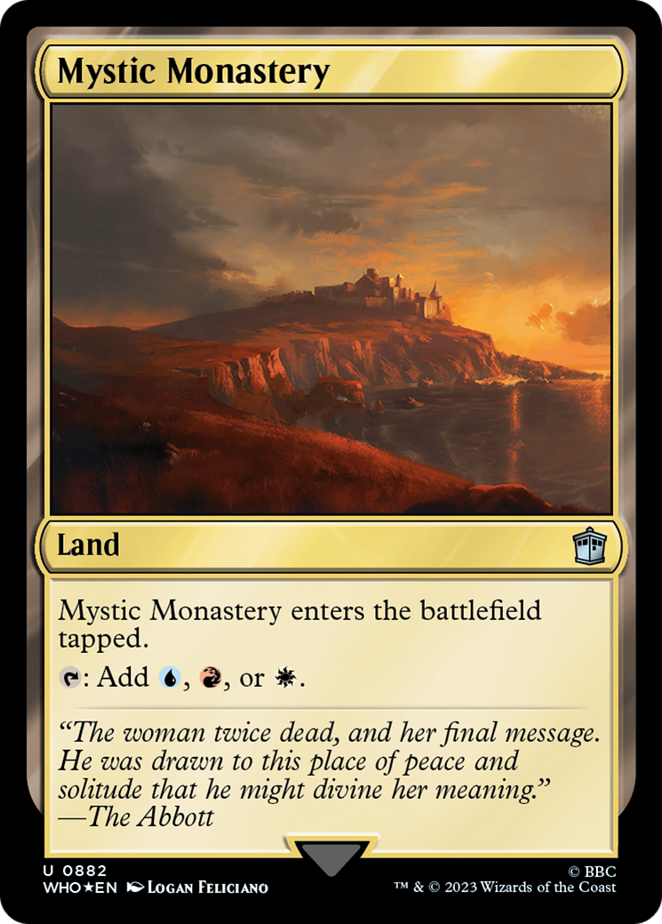Mystic Monastery (Surge Foil) [Doctor Who] | Grognard Games