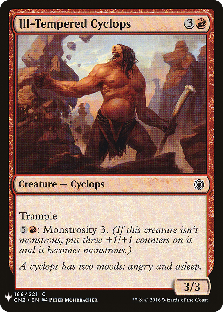 Ill-Tempered Cyclops [Mystery Booster] | Grognard Games