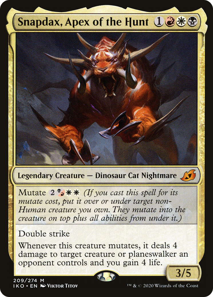 Snapdax, Apex of the Hunt [Ikoria: Lair of Behemoths] | Grognard Games