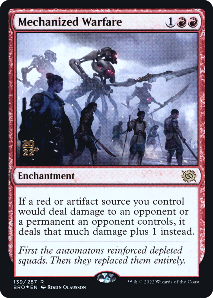 Mechanized Warfare [The Brothers' War: Prerelease Promos] | Grognard Games