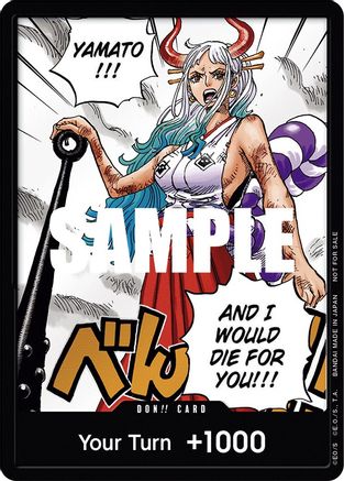 DON!! Card (Yamato) (1st Anniversary DON!! Card Pack) - One Piece Promotion Cards Foil | Grognard Games