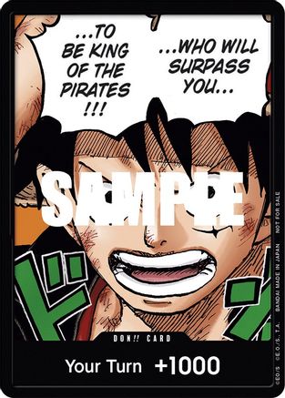 DON!! Card (Monkey.D.Luffy) (1st Anniversary DON!! Card Pack) - One Piece Promotion Cards | Grognard Games