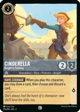 Cinderella - Knight in Training (176/204) [Rise of the Floodborn] | Grognard Games