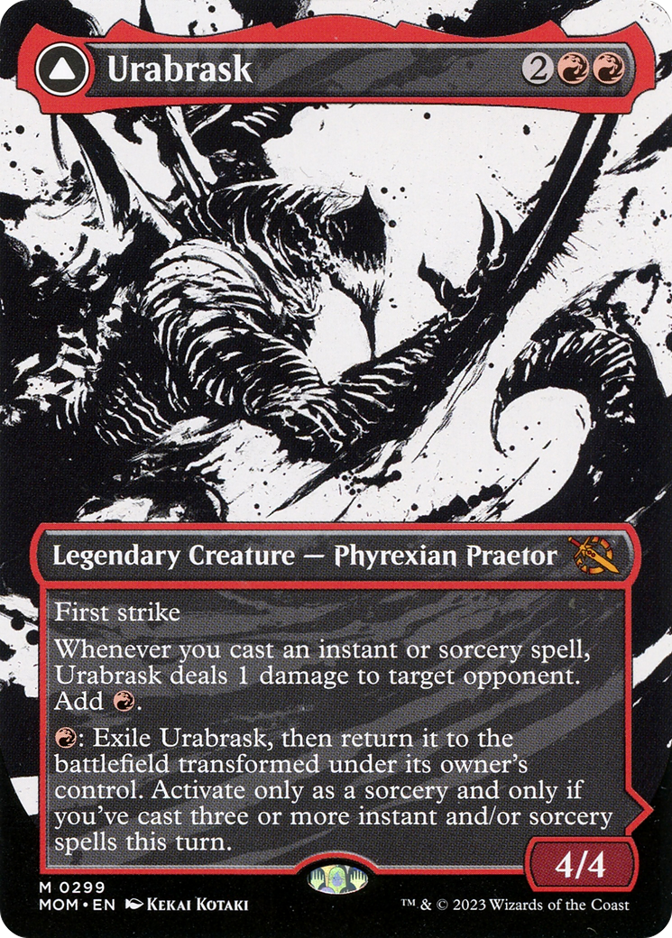 Urabrask // The Great Work (Showcase Planar Booster Fun) [March of the Machine] | Grognard Games
