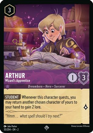 Arthur - Wizard's Apprentice (35/204) [Rise of the Floodborn] | Grognard Games