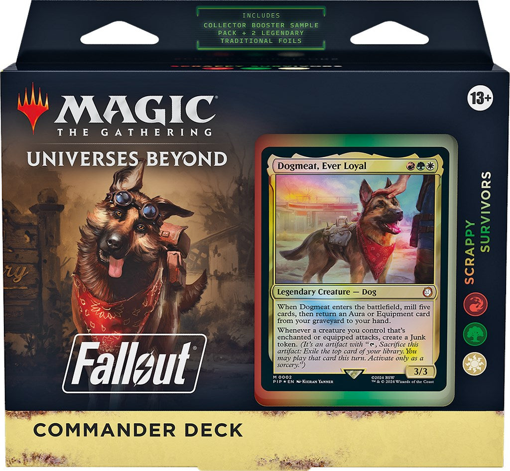 Fallout: Out of the Vault - Scrappy Survivors Commander Deck | Grognard Games