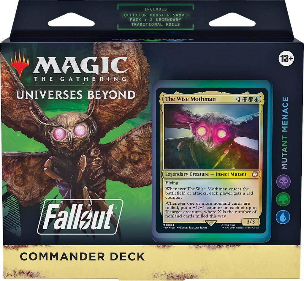 Fallout: Out of the Vault - Mutant Menace Commander Deck | Grognard Games