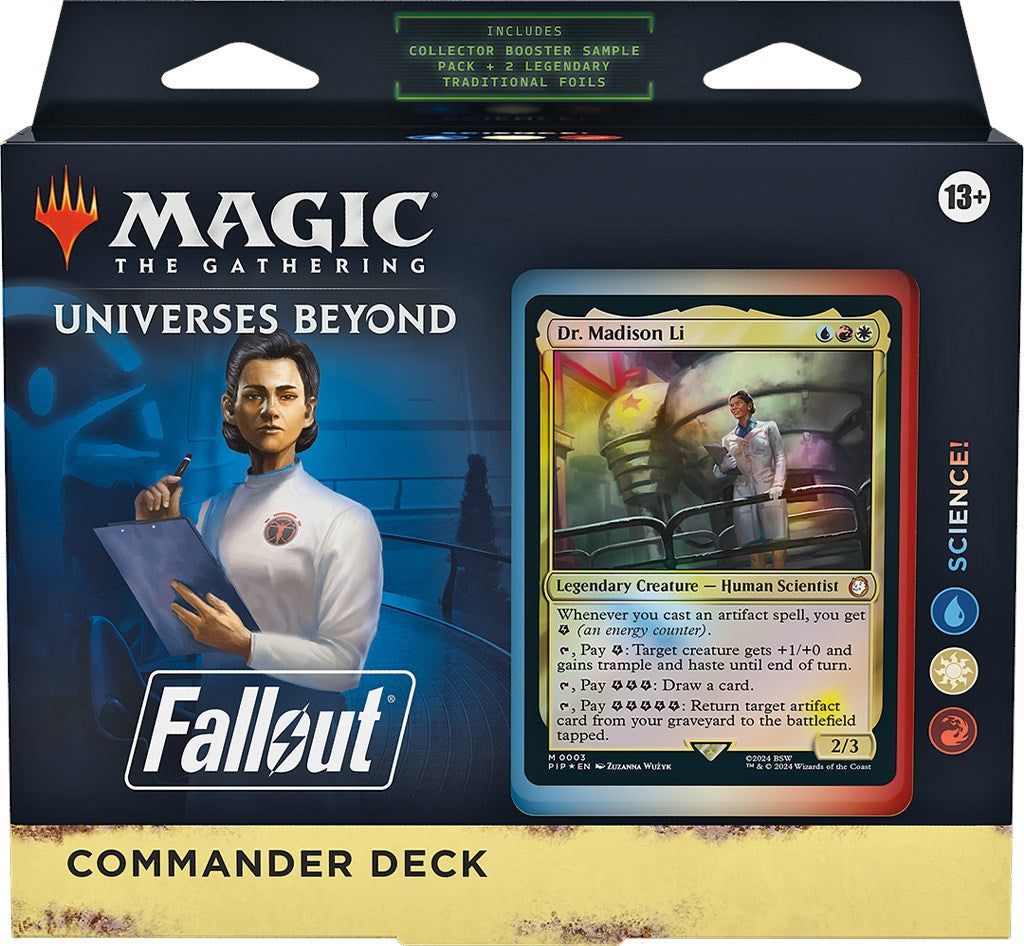 Fallout: Out of the Vault - Science! Commander Deck | Grognard Games