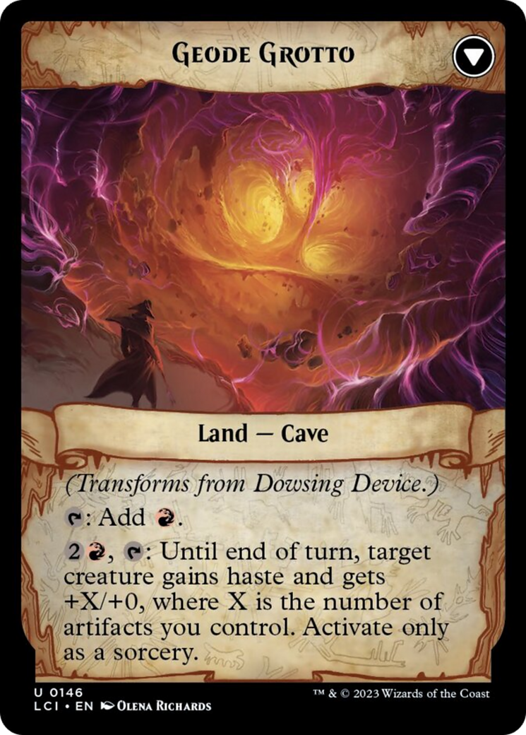 Dowsing Device // Geode Grotto [The Lost Caverns of Ixalan] | Grognard Games