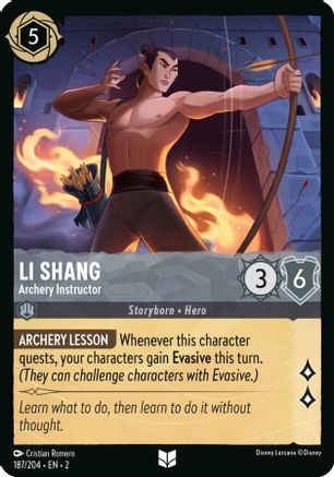 Li Shang - Archery Instructor (187/204) [Rise of the Floodborn] | Grognard Games