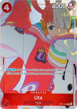 Uta (Gift Collection 2023) (OP01-005) - One Piece Promotion Cards Foil | Grognard Games