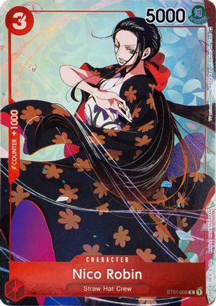 Nico Robin (Gift Collection 2023) (ST01-008) - One Piece Promotion Cards Foil | Grognard Games