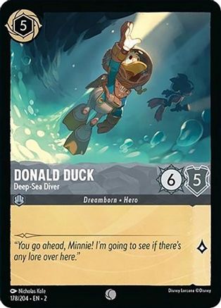 Donald Duck - Deep-Sea Diver (178/204) [Rise of the Floodborn] | Grognard Games