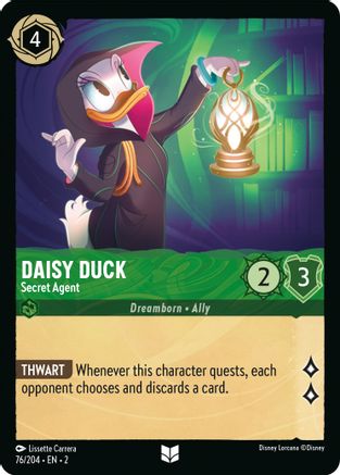 Daisy Duck - Secret Agent (76/204) [Rise of the Floodborn] | Grognard Games