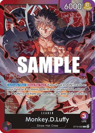 Monkey.D.Luffy (002) (ST10-002) - Ultra Deck: The Three Captains Foil | Grognard Games