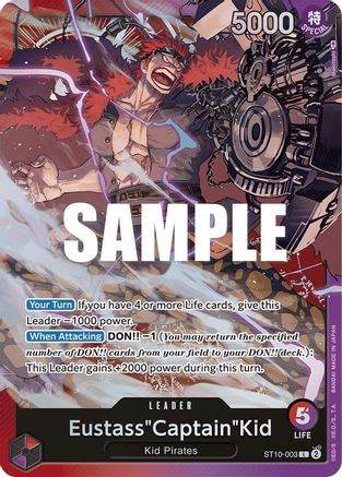 Eustass"Captain"Kid (003) (ST10-003) - Ultra Deck: The Three Captains Foil | Grognard Games