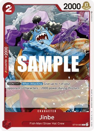 Jinbe (ST10-005) - Ultra Deck: The Three Captains Foil | Grognard Games