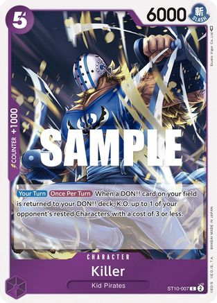 Killer (ST10-007) - Ultra Deck: The Three Captains Foil | Grognard Games
