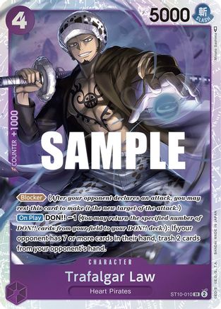 Trafalgar Law (010) (ST10-010) - Ultra Deck: The Three Captains Foil | Grognard Games