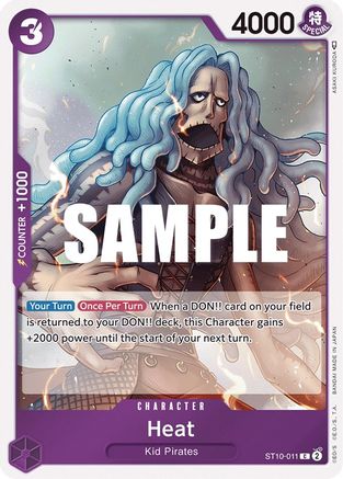 Heat (ST10-011) - Ultra Deck: The Three Captains Foil | Grognard Games