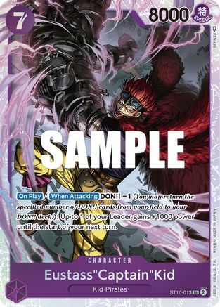 Eustass"Captain"Kid (013) (ST10-013) - Ultra Deck: The Three Captains Foil | Grognard Games