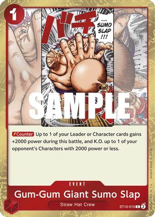 Gum-Gum Giant Sumo Slap (ST10-015) - Ultra Deck: The Three Captains Foil | Grognard Games
