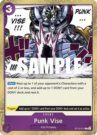 Punk Vise (ST10-017) - Ultra Deck: The Three Captains Foil | Grognard Games