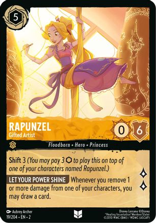 Rapunzel - Gifted Artist (19/204) [Rise of the Floodborn] | Grognard Games