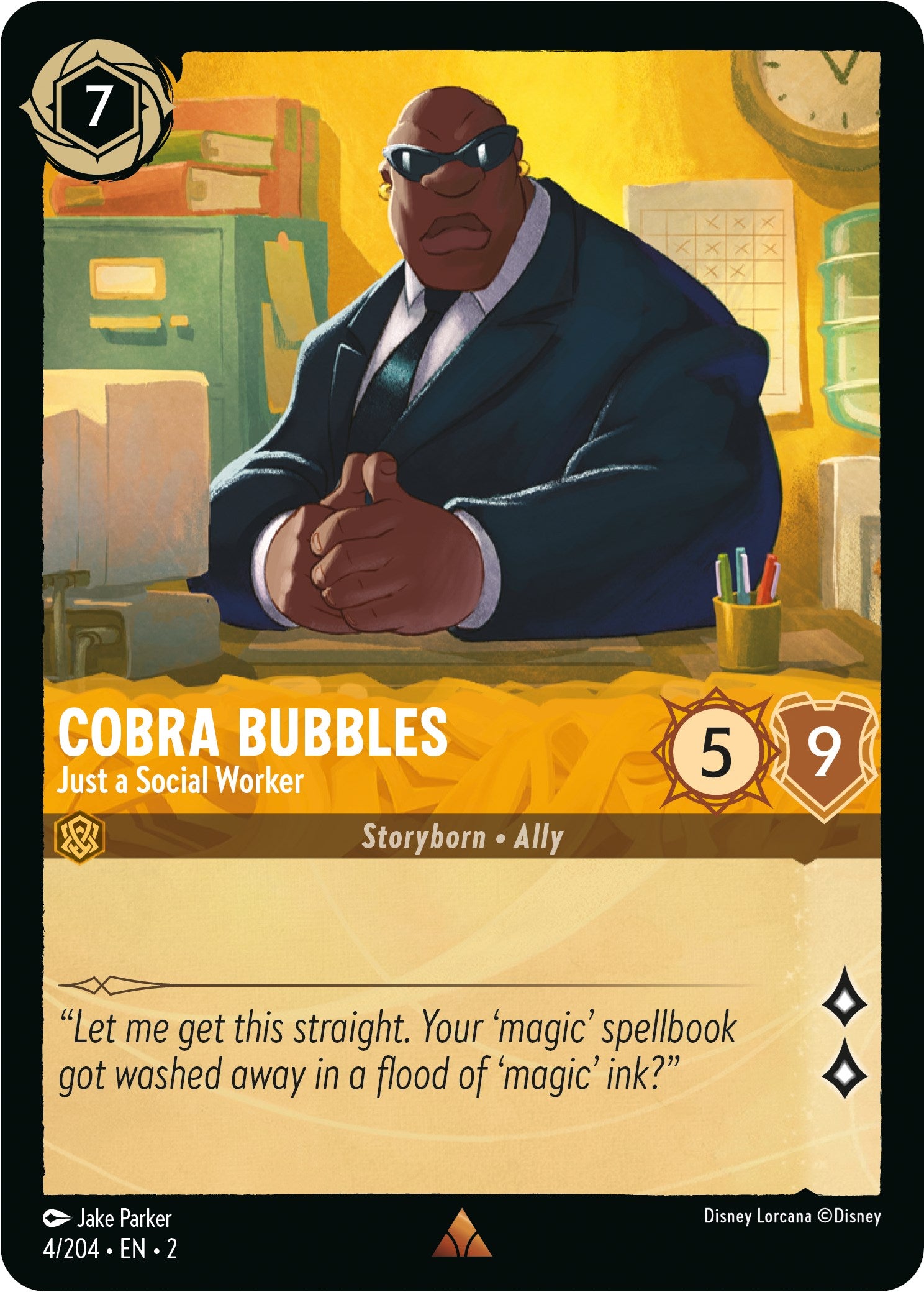 Cobra Bubbles - Just a Social Worker (4/204) [Rise of the Floodborn] | Grognard Games