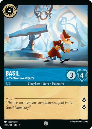 Basil - Perceptive Investigator (140/204) [Rise of the Floodborn] | Grognard Games