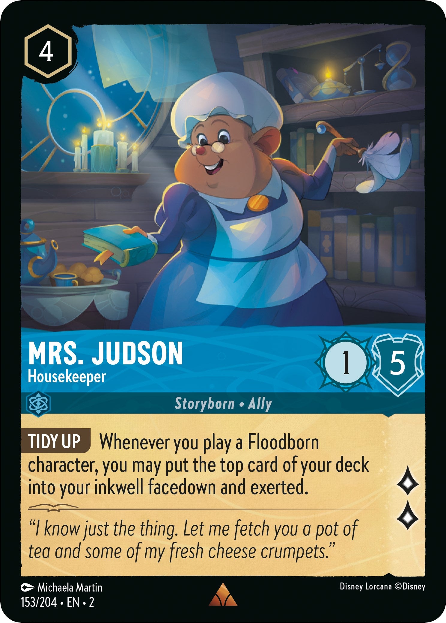 Mrs. Judson - Housekeeper (153/204) [Rise of the Floodborn] | Grognard Games