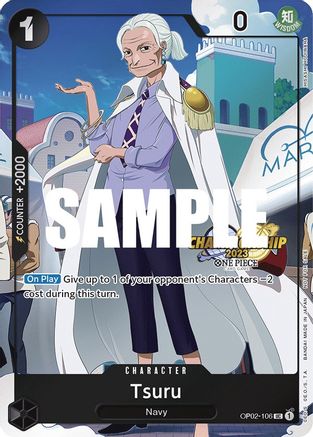 Tsuru (CS 2023 Event Pack) (OP02-106) - One Piece Promotion Cards Foil | Grognard Games