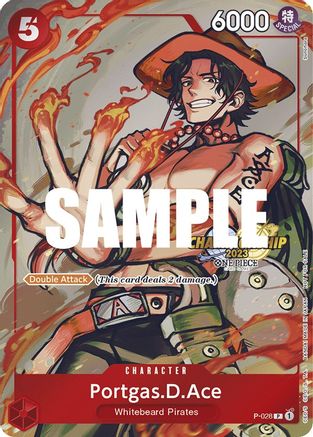 Portgas.D.Ace (CS 2023 Event Pack) (P-028) - One Piece Promotion Cards Foil | Grognard Games