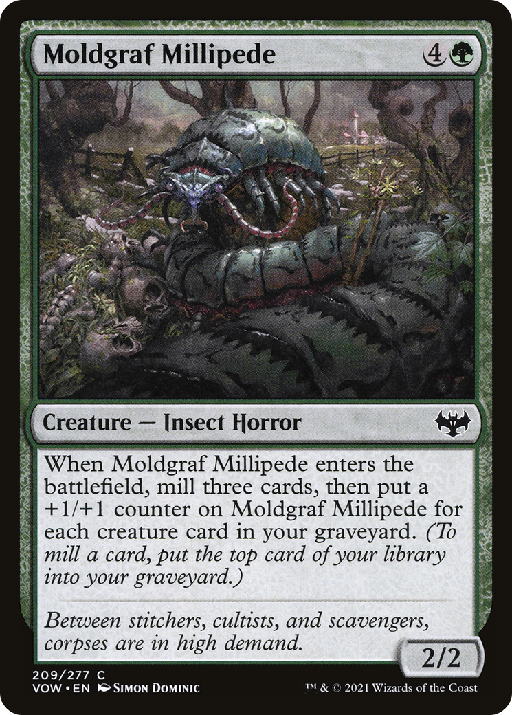 Moldgraf Millipede [Innistrad: Crimson Vow] | Grognard Games