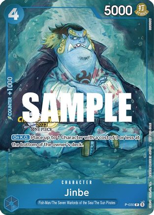 Jinbe (CS 2023 Event Pack) (P-030) - One Piece Promotion Cards Foil | Grognard Games