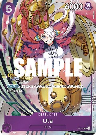Uta (CS 2023 Event Pack) (P-031) - One Piece Promotion Cards Foil | Grognard Games