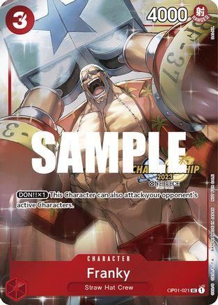 Franky (CS 2023 Celebration Pack) (OP01-021) - One Piece Promotion Cards Foil | Grognard Games