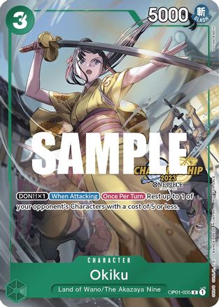 Okiku (CS 2023 Celebration Pack) (OP01-035) - One Piece Promotion Cards Foil | Grognard Games