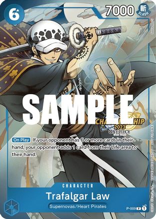 Trafalgar Law (CS 2023 Celebration Pack) (P-009) - One Piece Promotion Cards Foil | Grognard Games