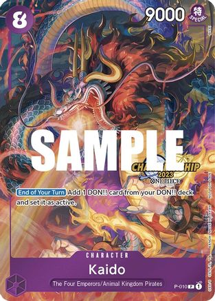 Kaido (CS 2023 Celebration Pack) (P-010) - One Piece Promotion Cards Foil | Grognard Games