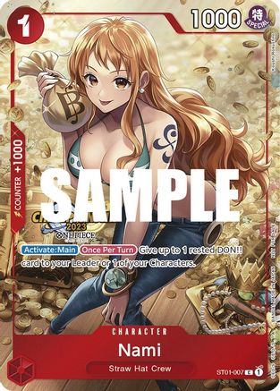 Nami (CS 2023 Celebration Pack) (ST01-007) - One Piece Promotion Cards Foil | Grognard Games