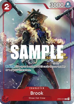Brook (CS 2023 Celebration Pack) (ST01-011) - One Piece Promotion Cards Foil | Grognard Games